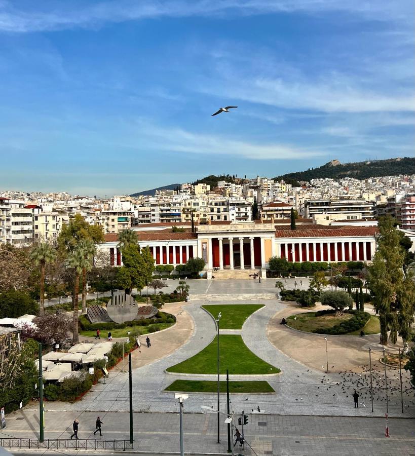 Apartmán Marnis- View Of The Archeological Museum_ Athens Greece Exteriér fotografie